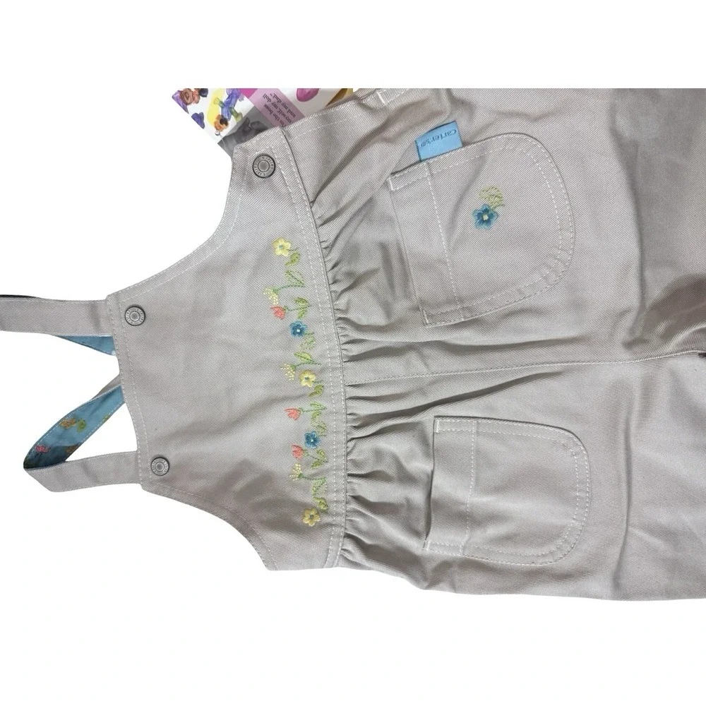 Vintage Carter's New overalls with body suit . 6-9 9-12 months new with tags